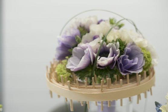 ramo de novia anemonas