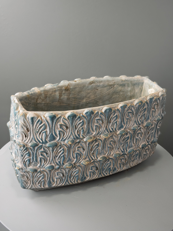 Jardinera Relieve Azul