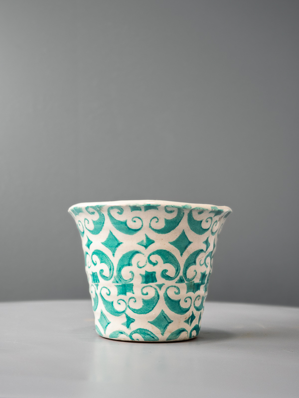 MACETA HAND PAINTED