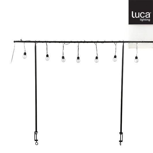 colgador de mesa con bombillas